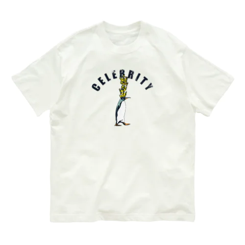 Celebrity penguin オーガニックコットンTシャツ