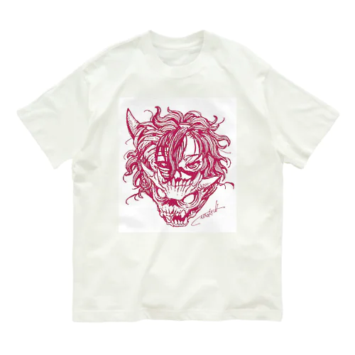 鬼面組ガール Organic Cotton T-Shirt