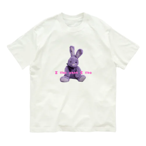 I like what I like オーガニックコットンTシャツ