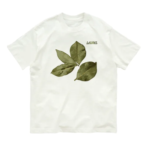 月桂樹の葉（ローリエ・ローレル） Organic Cotton T-Shirt