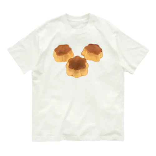 プリン３個 Organic Cotton T-Shirt