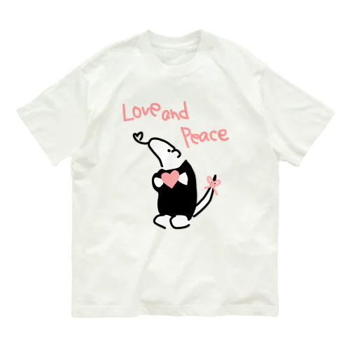 Love and Peace Organic Cotton T-Shirt