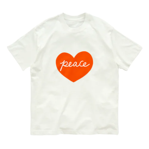 オレンジハート Organic Cotton T-Shirt