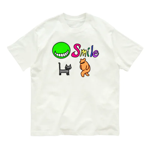 Smile オーガニックコットンTシャツ