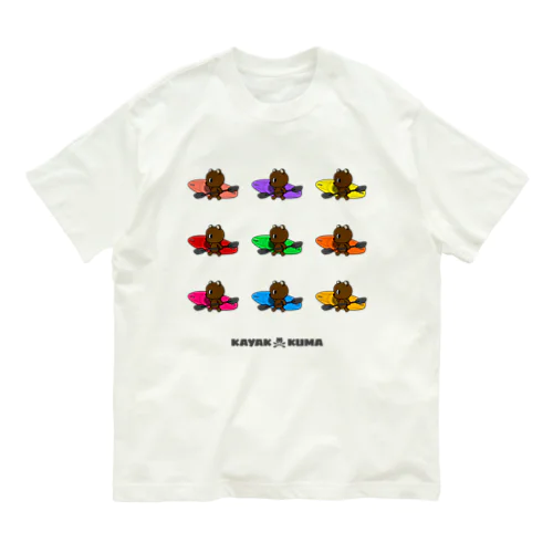 カヤック×クマ（9color） Organic Cotton T-Shirt