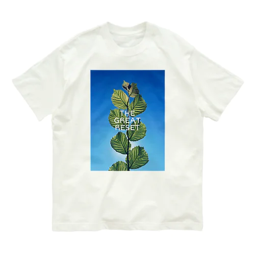 THE GREAT RESET オーガニックコットンTシャツ