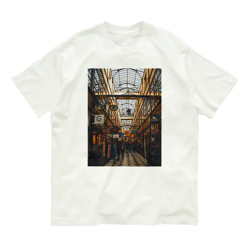 パリのパサージュ 09. Passage du Grand-Cerf パサージュ Organic Cotton T-Shirt