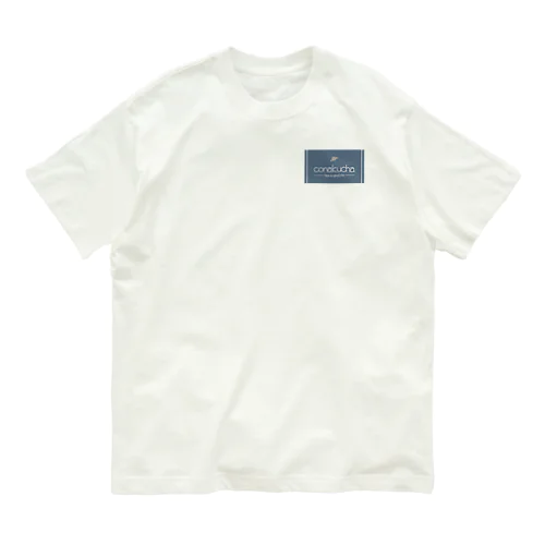 conakucha(コナクチャ)ブルーグレーカラー オーガニックコットンTシャツ