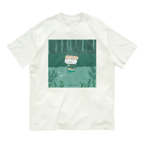 森の散歩ぷくしゅん Organic Cotton T-Shirt