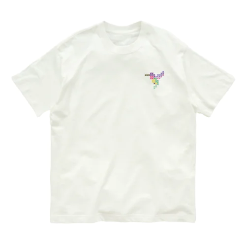 ハミングバード Cross-stitch オーガニックコットンTシャツ