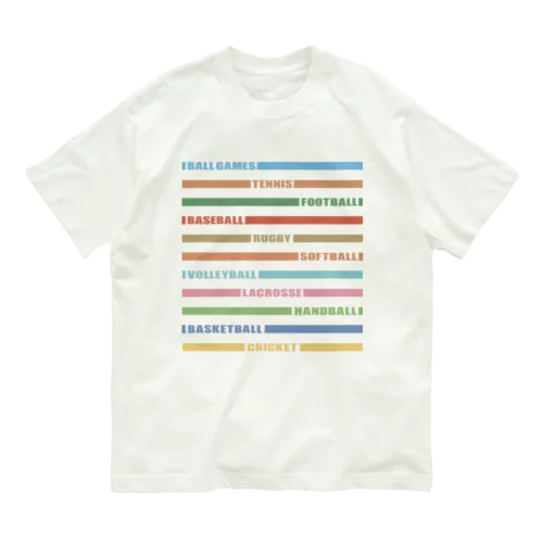 BALL GAMES オーガニックコットンTシャツ