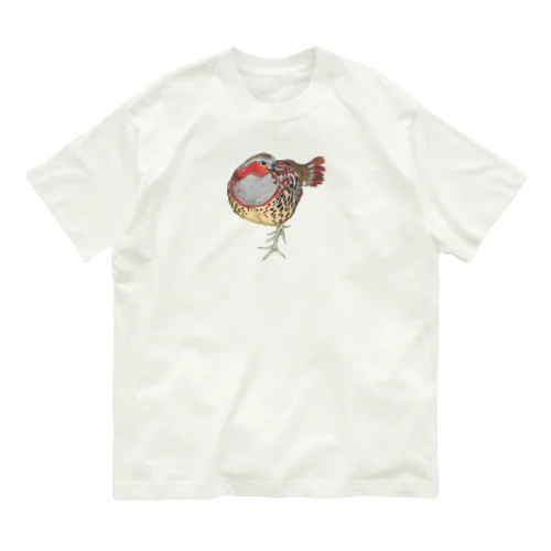 [森図鑑] コジュケイ Organic Cotton T-Shirt