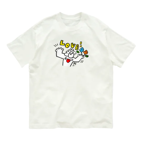 LOVE! オーガニックコットンTシャツ