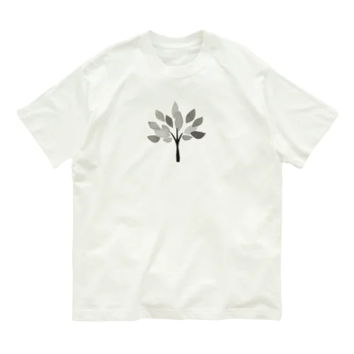 静かな木 オーガニックコットンTシャツ