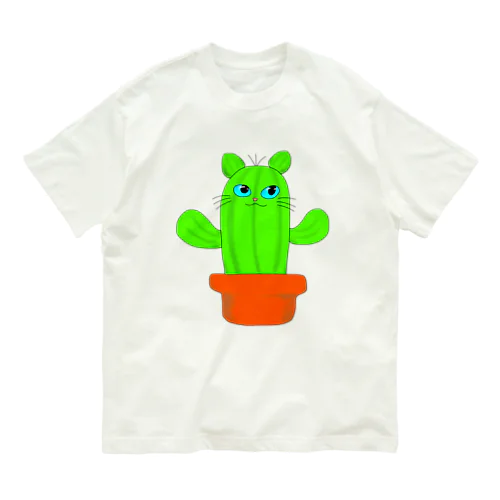 ニャボテン Organic Cotton T-Shirt