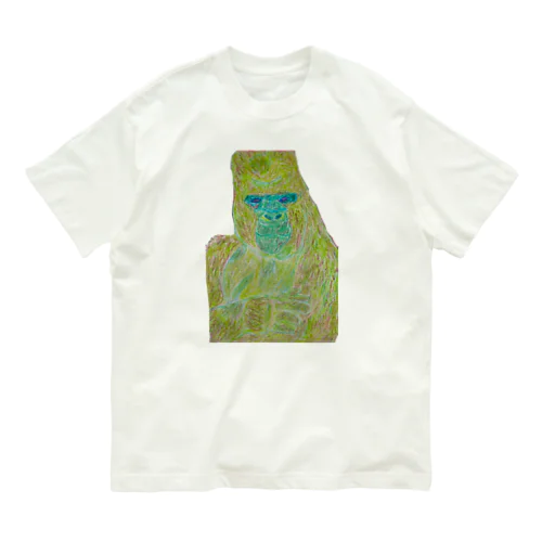 カラフル　ゴリラ Organic Cotton T-Shirt