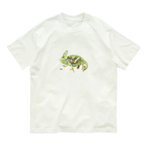 挨拶をするエボシカメレオン Organic Cotton T-Shirt