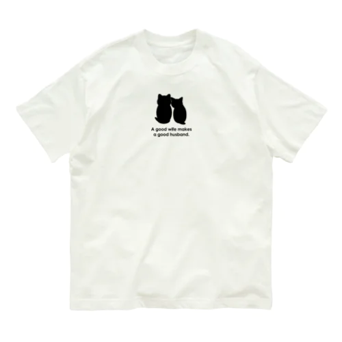 猫が語る世界の諺Tシャツ Organic Cotton T-Shirt