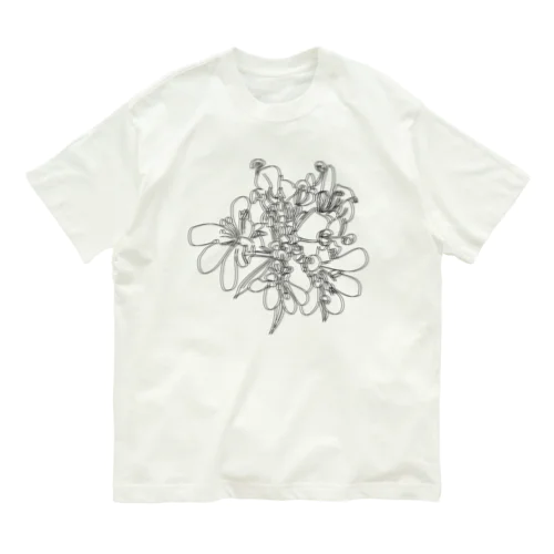 パクチーの花 オーガニックコットンTシャツ