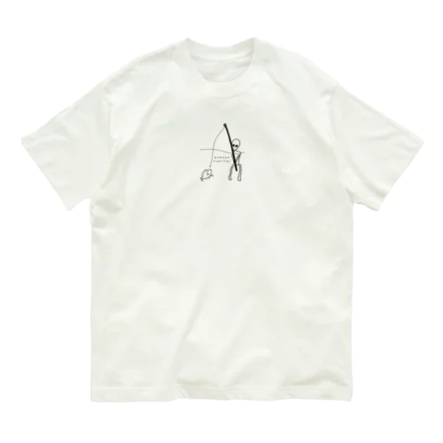 👽宇宙人の休日 Organic Cotton T-Shirt