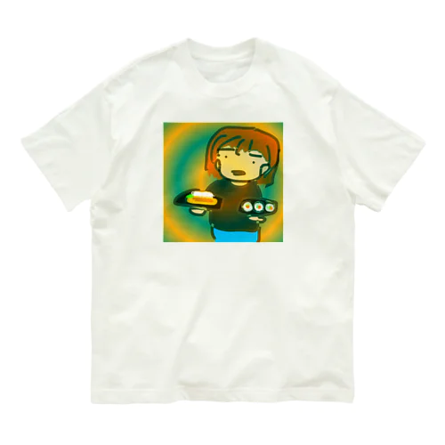 どっちたべる？？？ Organic Cotton T-Shirt