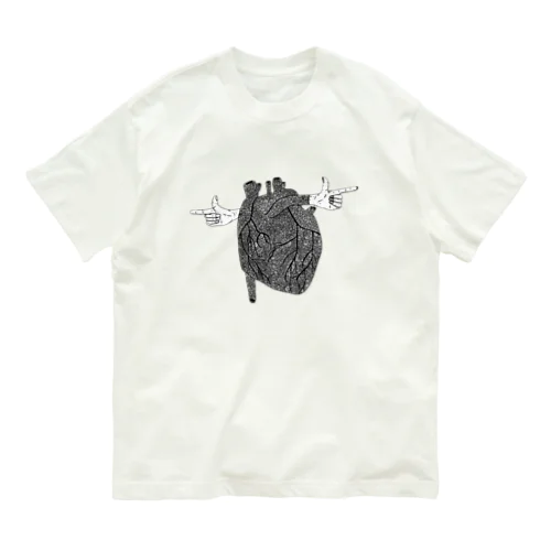 心臓　アート Organic Cotton T-Shirt