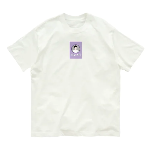 独身男子 オーガニックコットンTシャツ