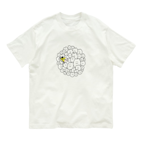 骨折ベタのハチ子 Organic Cotton T-Shirt