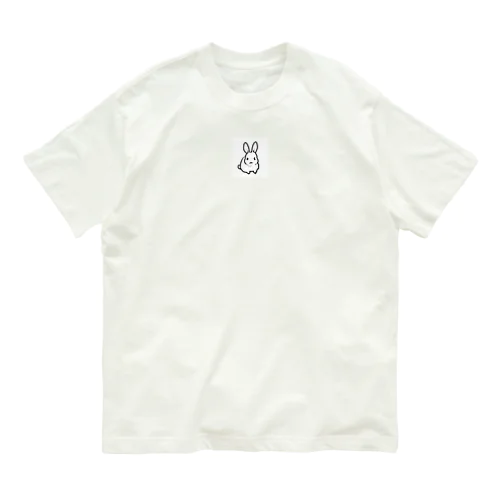 しろうさぎ Organic Cotton T-Shirt