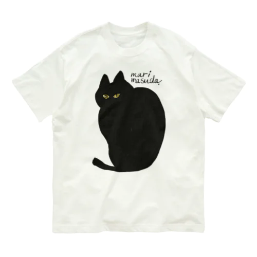 black cat Organic Cotton T-Shirt