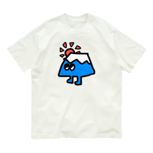 まうんとふじさん Organic Cotton T-Shirt