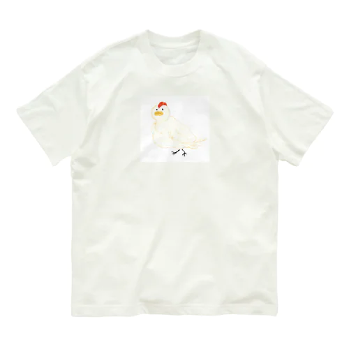 ほさほさ　おやどりさん オーガニックコットンTシャツ