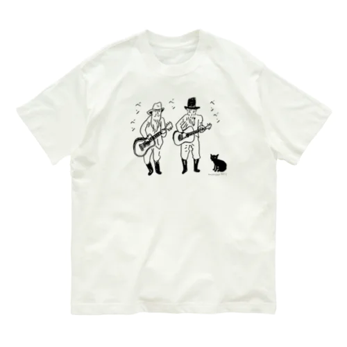 べんべんおじさんとネコ オーガニックコットンTシャツ