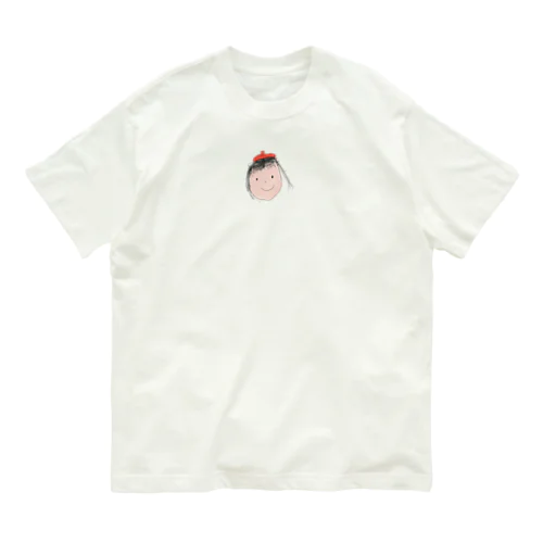 こどもイラストベレー帽 Organic Cotton T-Shirt