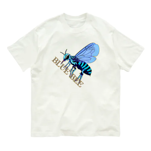 BLUE BEE(瑠璃紋花蜂) Organic Cotton T-Shirt