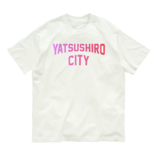 八代市 YATSUSHIRO CITY 유기농 코튼 티셔츠