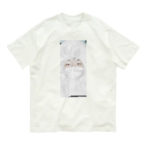 防護服りた Organic Cotton T-Shirt