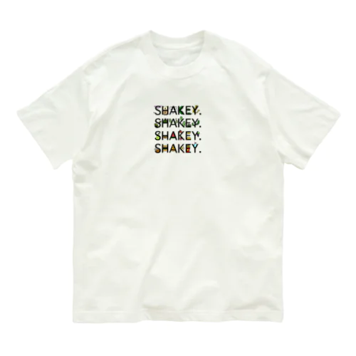 SHAKEY×4 オーガニックコットンTシャツ