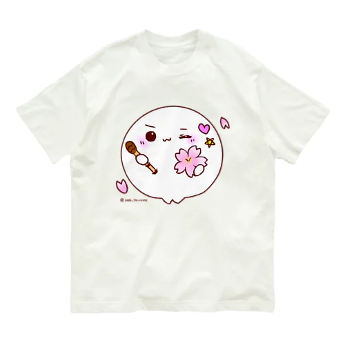 春！なレイン Organic Cotton T-Shirt