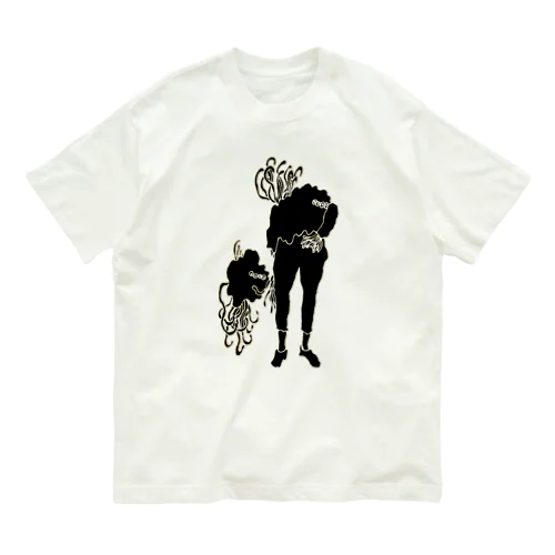 人間化星人（影） Organic Cotton T-Shirt