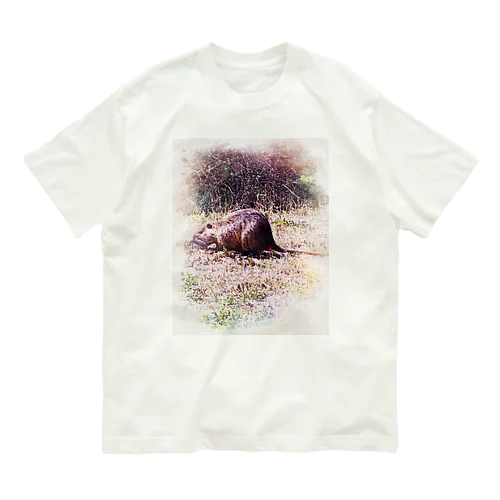ヌートリアさん Organic Cotton T-Shirt
