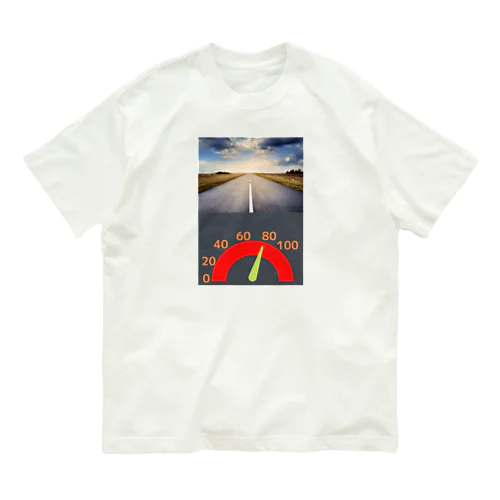 時速80キロ オーガニックコットンTシャツ