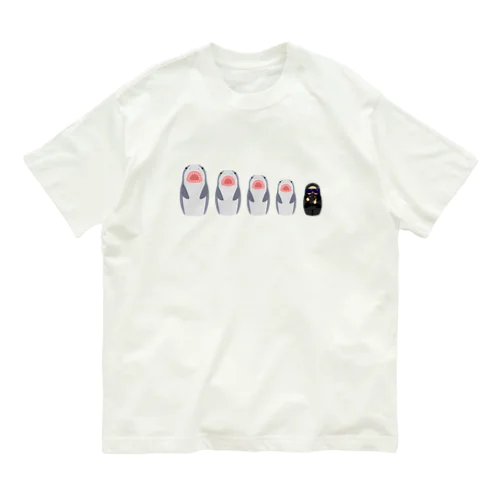 マトリョーシカ/サメ&ダイバー Organic Cotton T-Shirt