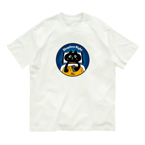 眠れない猫 Organic Cotton T-Shirt