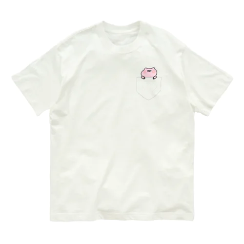 ポッケに忍ばせブー Organic Cotton T-Shirt