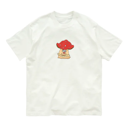 びっくりキノコ オーガニックコットンTシャツ