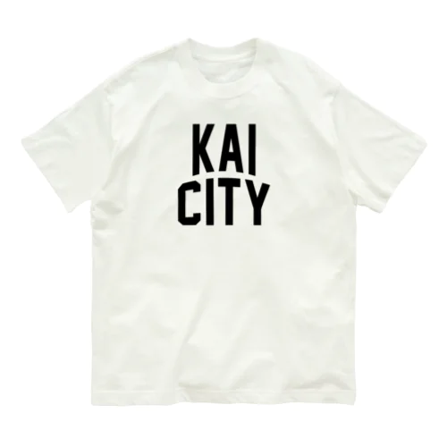 甲斐市 KAI CITY Organic Cotton T-Shirt