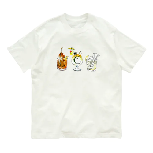 低音＋リズム オーガニックコットンTシャツ