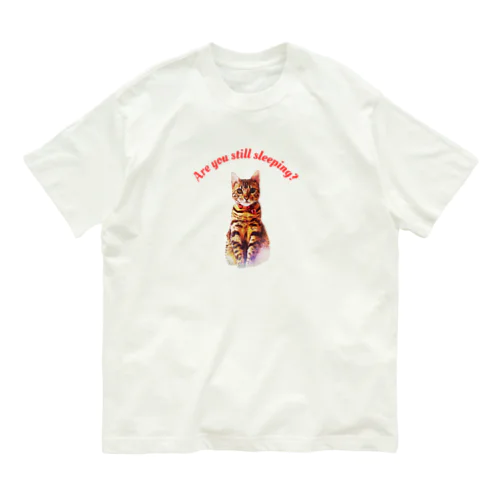 ベル「まだ寝てるんですか？」 Organic Cotton T-Shirt