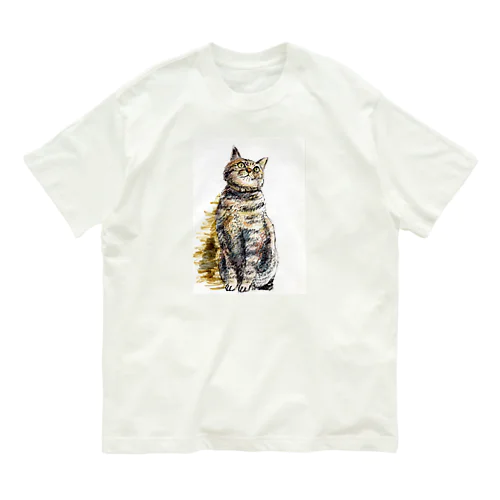 にゃーにゃ1 オーガニックコットンTシャツ